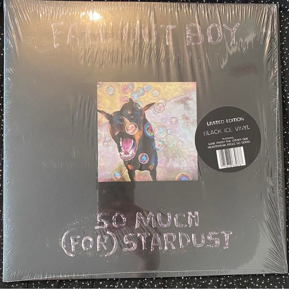 Fall Out Boy So Much (For) Stardust Black Ice Vinyl